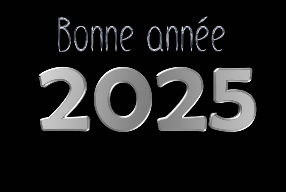 Image avec texte bonne année 2025