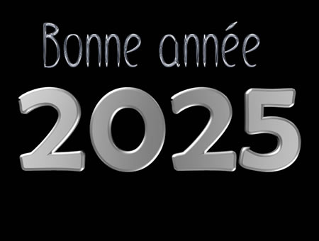Image avec texte bonne année 2025