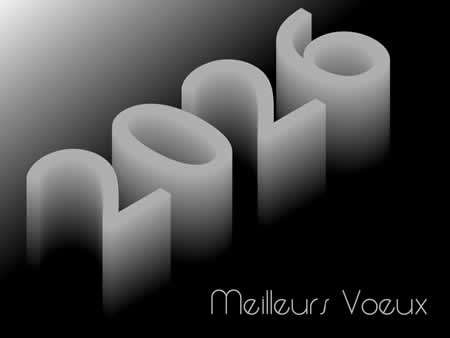 Image 2026 en noir et blanc