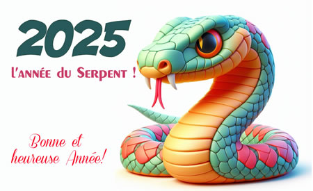 Image avec un 2025 L'année du Serpent de Bois