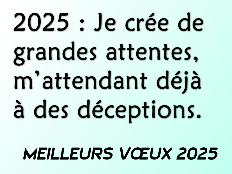 Image avec texte amusant 2025, Je crée de grandes attentes